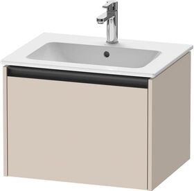 Duravit Waschtischunterbau Ketho.2 610x440x480mm taupe supermatt