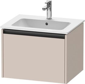 Duravit Waschtischunterbau Ketho.2 610x440x480mm taupe matt