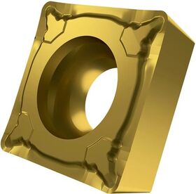 Drehwendeschneidplatte ISO SCMT 09T308E-UR:TT310 D.4,4mm PVD beschichtet Gold - VPE: 10