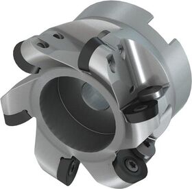 Kopier-Planfräser ISO 80A06R-SCMORD16-CF D.27mm m. Wendeplatte Schneid-D.80mm