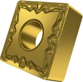 Drehwendeschneidplatte ISO SNMG 120404E-FM:T8315 D.5,16mm PVD beschichtet Gold - VPE: 10