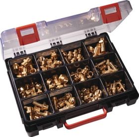 Sortimentsbox Messingdrehteile 120-tlg.TECWERK