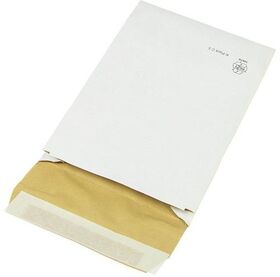 Polsterversandtasche K-Pack Maße 162x229mm Falte 50mm C5 weiß Haftleimstreifen - VPE: 100