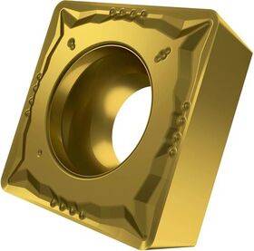 Drehwendeschneidplatte ISO SCMT 09T304E-FM:T8315 D.4,4mm PVD beschichtet Gold - VPE: 10