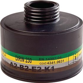 Mehrbereichsfilter DIRIN 230 EN 14387,DIN EN 148-1 A2 B2 E2 K1