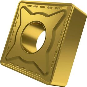 Drehwendeschneidplatte ISO SNMG 120408E-RM:T8315 D.5,16mm PVD beschichtet Gold - VPE: 10