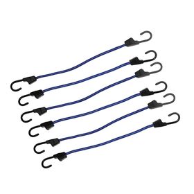 Silverline - Expanderseile mit Stahlhaken, 6er-Pckg.