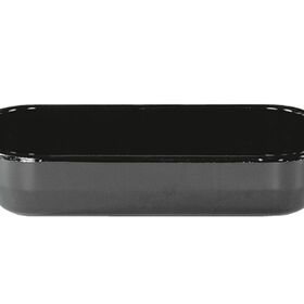 KARL KRÜGER Vierkantpfanne 40x27,5x7,5cm emailliert schwarz