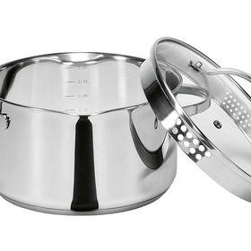 KARL KRÜGER Kochtopf mit Ausguss 5 l Ø24cm Edelstahl