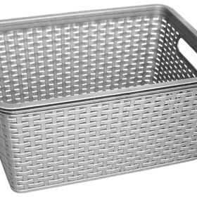 RIVAL Korb 28x20x13cm stahlgrau