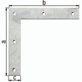 Eckwinkel L.200x200mm B.30mm STA sendzimirverzinkt GAH - VPE: 10