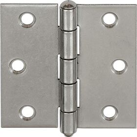 Scharnier B.75mm S.1,75mm VA V2A ktg.VORMANN - VPE: 12