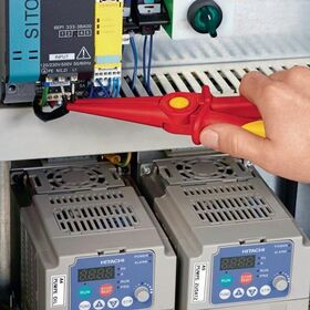 Flachrundzange Gesamt-L.220mm Kunststoff,glasfaserverst. m.Weichkunststoff-Zone