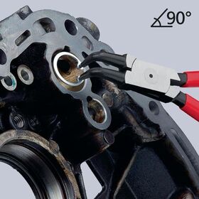 Sicherungsringzange J 21 f.Bohrungen D.19-60mm pol.KNIPEX