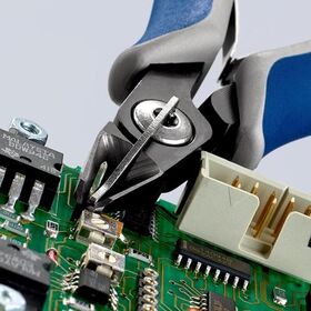 Präzisions-Elektronik-Seitenschn.L.125mm Form 5 Facette ja,sehr kl.pol.KNIPEX