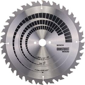 Kreissägeblatt AD 350mm Z.24 WZ Bohr.30mm Schnitt-B.3,2mm HM BOSCH