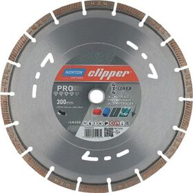 Diamanttrennscheibe 4x4 Explorer D.300mm Bohr.20mm 3mm 12mm NORTON CLIPPER