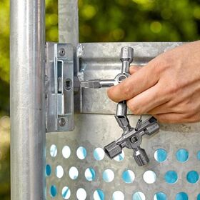 Schaltschrankschlüssel TwinKey® 6 Funktionen m.Magnet Verb.KNIPEX