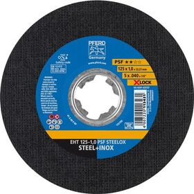 Trennscheibe X-LOCK PSF STEELOX D125x1mm ger.INOX Bohr.22,23mm PFERD - VPE: 25
