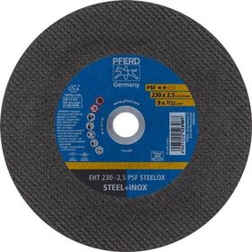 Trennscheibe PSF STEELOX D230x2,5mm ger.INOX Bohr.22,23mm PFERD - VPE: 25