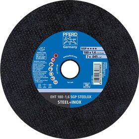 Trennscheibe SGP STEELOX D180x1,6mm ger.INOX Bohr.22,23mm PFERD - VPE: 25