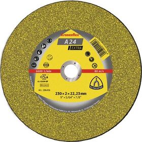Trennscheibe A 24 Extra D180x3mm ger.STA Bohr.22,23mm KLINGSPOR - VPE: 25