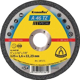 Trennscheibe A 46 TZ Special D115x1,6mm ger.INOX Bohr.22,23mm KLINGSPOR - VPE: 25