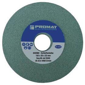 Schleifbockscheibe Ø200xB25x51mm 80 Form A SCg PROMAT