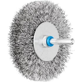 Rundbürste RBU 8015/6 INOX 0,30 D.80mm 6mm Drahtstärke 0,3mm VA 15mm 12000min-¹
