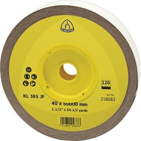 Schleifgeweberolle KL 385 JF 40mm K.80 f.Metall Korund KLINGSPOR