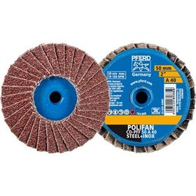Fächerschleifscheibe COMBIDISC-Mini-POLIFAN D.50mm K.40 19100min-¹ PFERD - VPE: 10