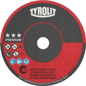 Trennscheibe PREMIUM D.50mm Scheibenstärke 1mm ger.Bohr.10mm TYROLIT - VPE: 25