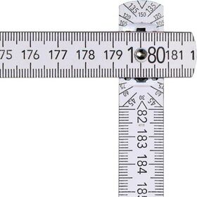 Gliedermaßstab L.2m B.16mm mm/cm EG III Buche weiß BMI