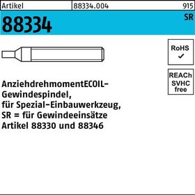 Gewindespindel R 88334 f.Einbauwerkzeug SR M4/Nr.1 Stahl 1 Stück AMECOIL