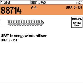 Innengewindehülse R 88714 UKA IST M8 A 4 10 Stück UPAT - VPE: 10
