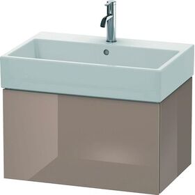 Duravit Waschtischunterbau L-CUBE 394x684x459mm cappuccino hochglanz