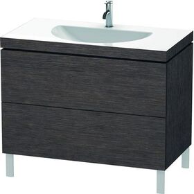 Duravit Möbelwaschtisch L-CUBE 1000x540mm o ÜL 1 HL Ei dunkel gebürstet