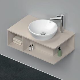 Duravit Waschtischunterbau Compact D-NEO 1 offenes Fach 260x800x480mm taupe