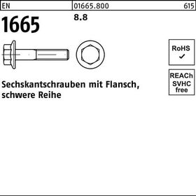Sechskantschraube EN 1665 Flansch M16x 65 8.8 25 Stück - VPE: 25