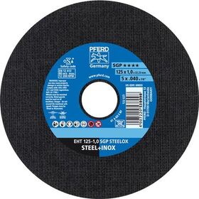 Trennscheibe SGP STEELOX D125x1mm ger.INOX Bohr.22,23mm PFERD - VPE: 25
