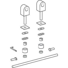 Geberit Edelstahlscharnier p z Renova Comfort WC-Sitz 572830/572840