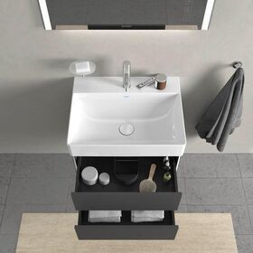 Duravit Waschtischunterbau XSQUARE 397x584x460mm graphit matt