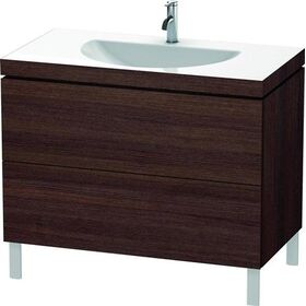 Duravit Möbelwaschtisch L-CUBE 1000x540mm o ÜL 1 HL kastanie dunkel