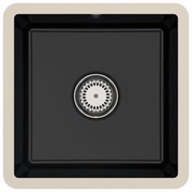 V&B Unterbauspüle SUBWAY 50 SU 440x440mm Handbet. ebony