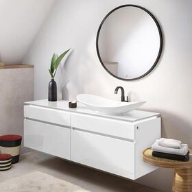 V&B Waschtischunterschrank LEGATO 1600x550x500mm m Be Glossy White