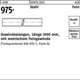 Gewindestange DIN 975 M8x 1x 1000mm Stahl 1 Stück