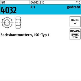 Sechskantmutter ISO 4032 M2,5 A 1 500 Stück - VPE: 500