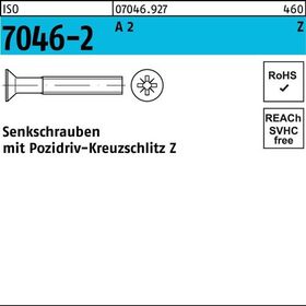 Senkschraube ISO 7046-2 PZ M2x 5-Z A 2 1000 Stück - VPE: 1000
