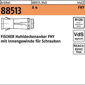 Hohldeckenanker R 88513 FHY M10 A 4 20 Stück FISCHER - VPE: 20