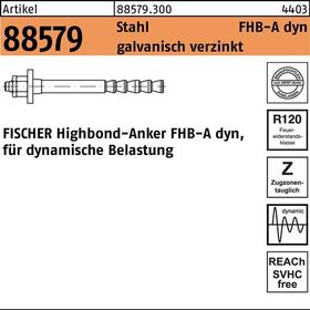 Highbond-Anker R 88579 dyn 12x100/50 Stahl galv.verz. 10 Stück FISCHER - VPE: 10